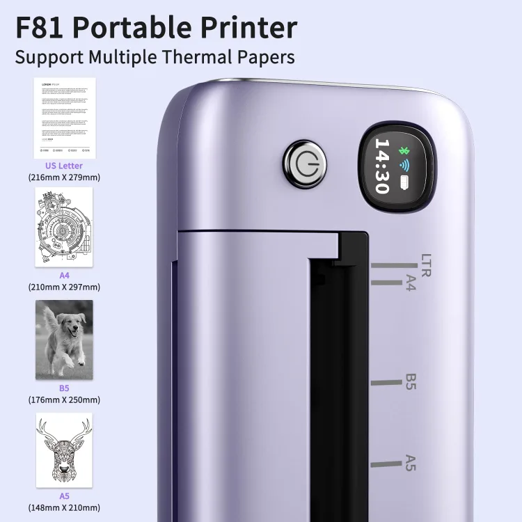 Portable Printer Wireless for Travel BNIB image indicator(4)