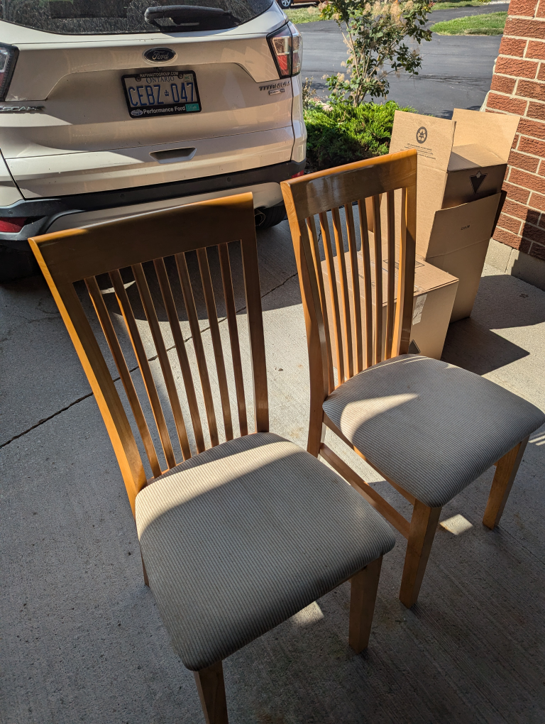 Wooden Dining Chairs - Set of Two - photo 2