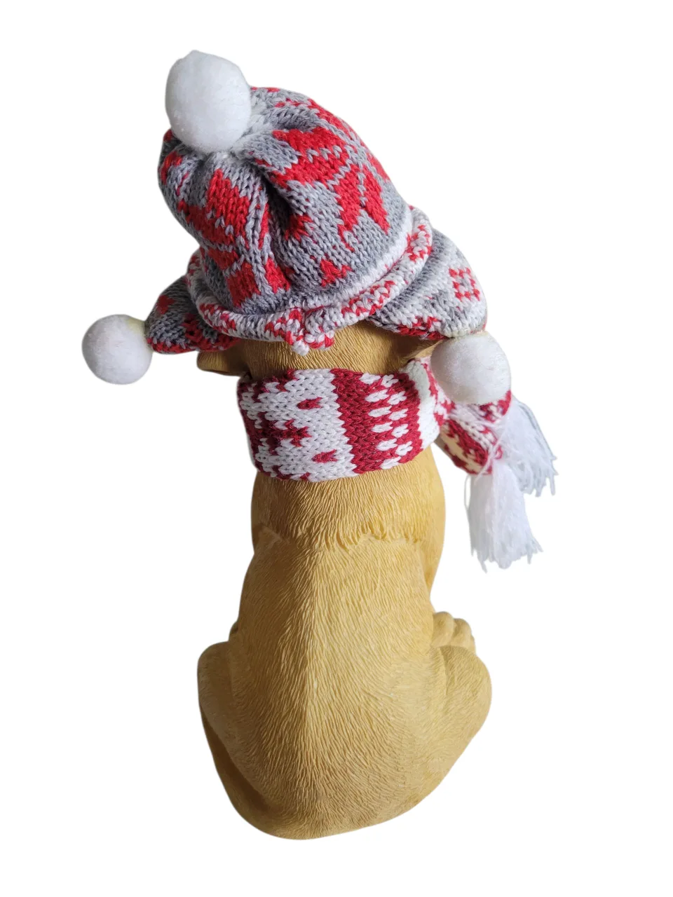 Dog Figurine with Winter Hat and Scarf image indicator(2)