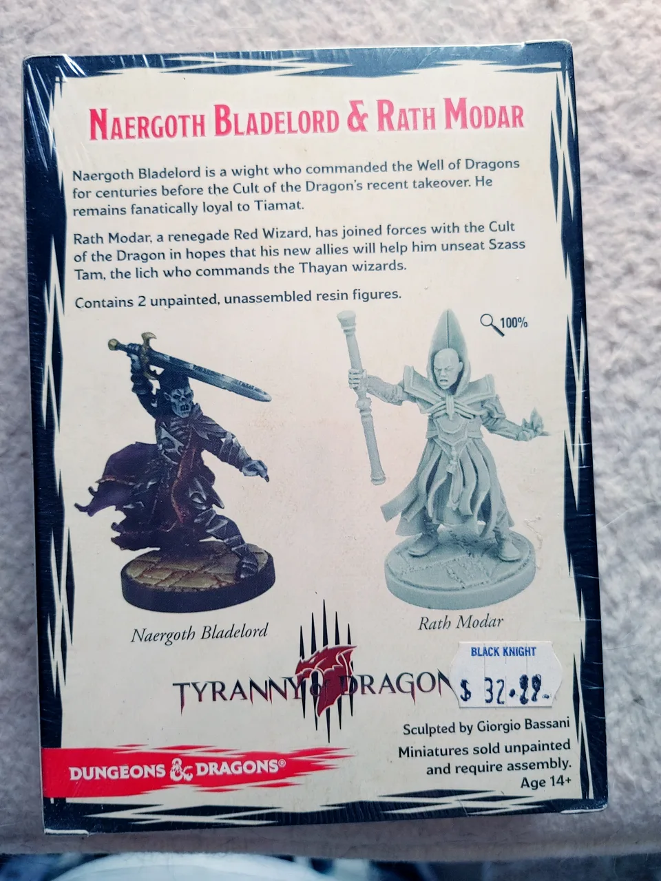 D&D Naergoth Bladelord & Rath Modar Miniatures image indicator(2)
