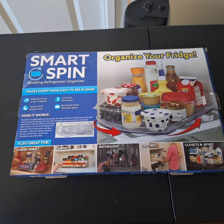 Smart Spin Rotating Fridge Organizer - New in Box! thumbnail