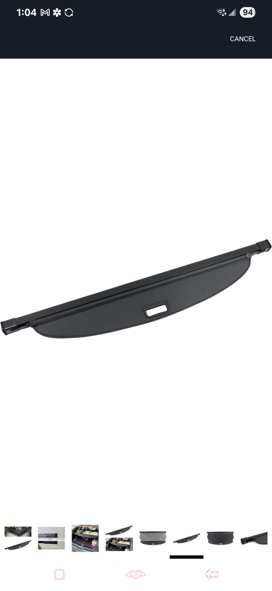 Hyundai Tucson 2022-2025 Cargo Cover - photo 3