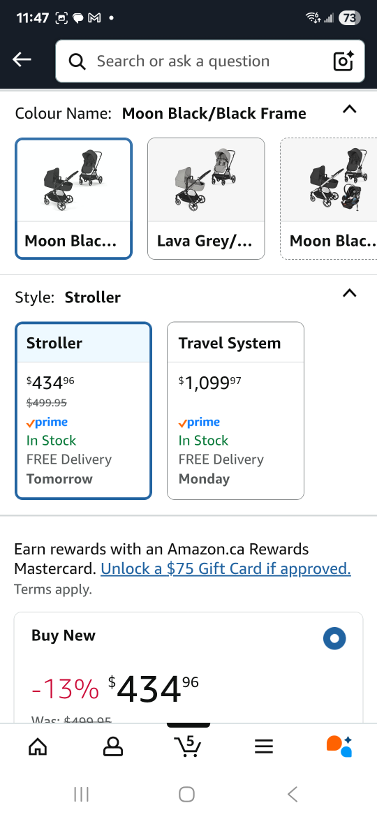 Cybex EOS Multi-Purpose Stroller - Black - photo 2