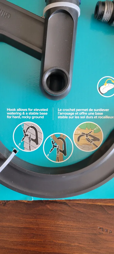 Adjustable Whirling Hook Sprinkler 🥕 image indicator(4)