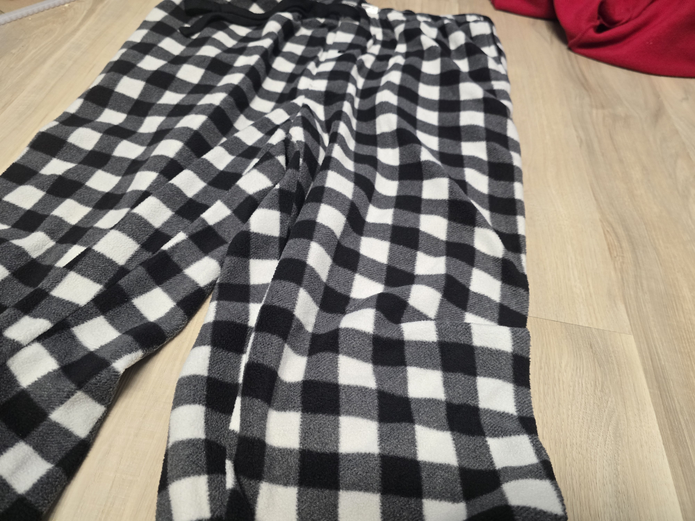 Black & White Checkered Lounge Pants