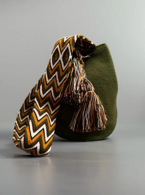 Unisex Colombian Wayuu Mochilas bags image indicator(2)