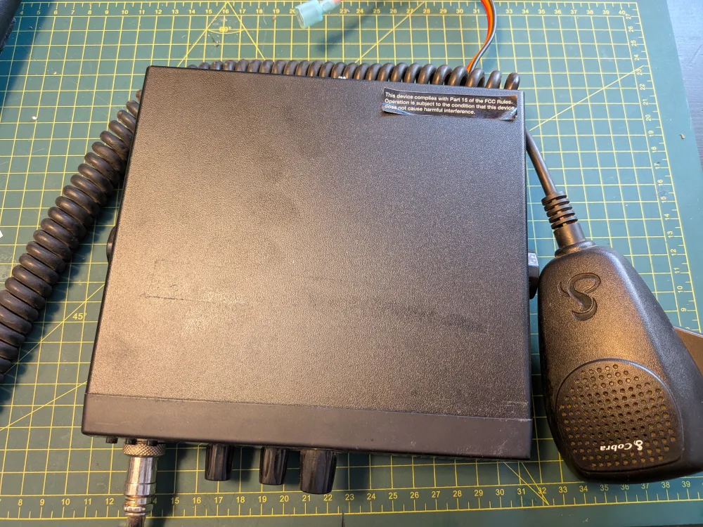 Cobra CB Radio with mic thumbnail