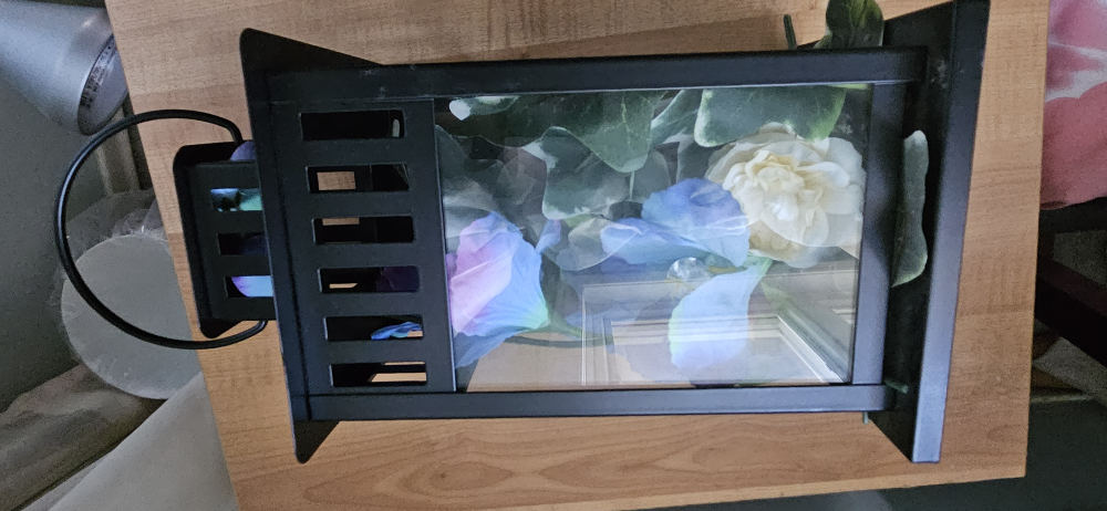 Black Tabletop flower lantern