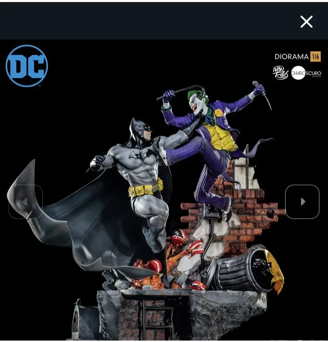 Batman vs Joker Diorama 1/6 Scale thumbnail