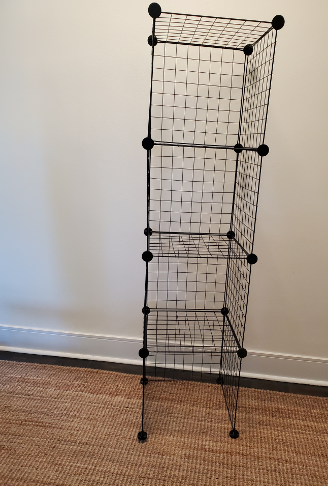 Wire Cube Storage Shelves - Black - photo 3