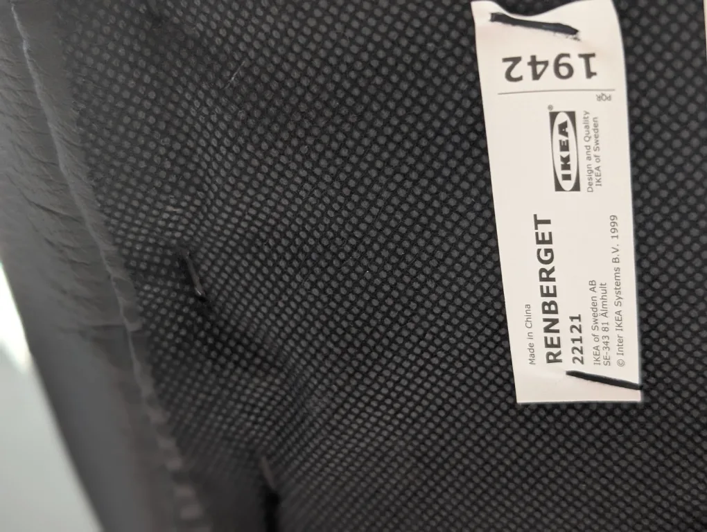 IKEA Renberget Office Chair - Black image indicator(2)