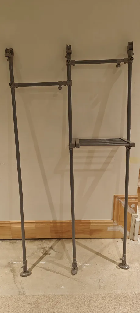 Industrial Style Clothing Rack thumbnail