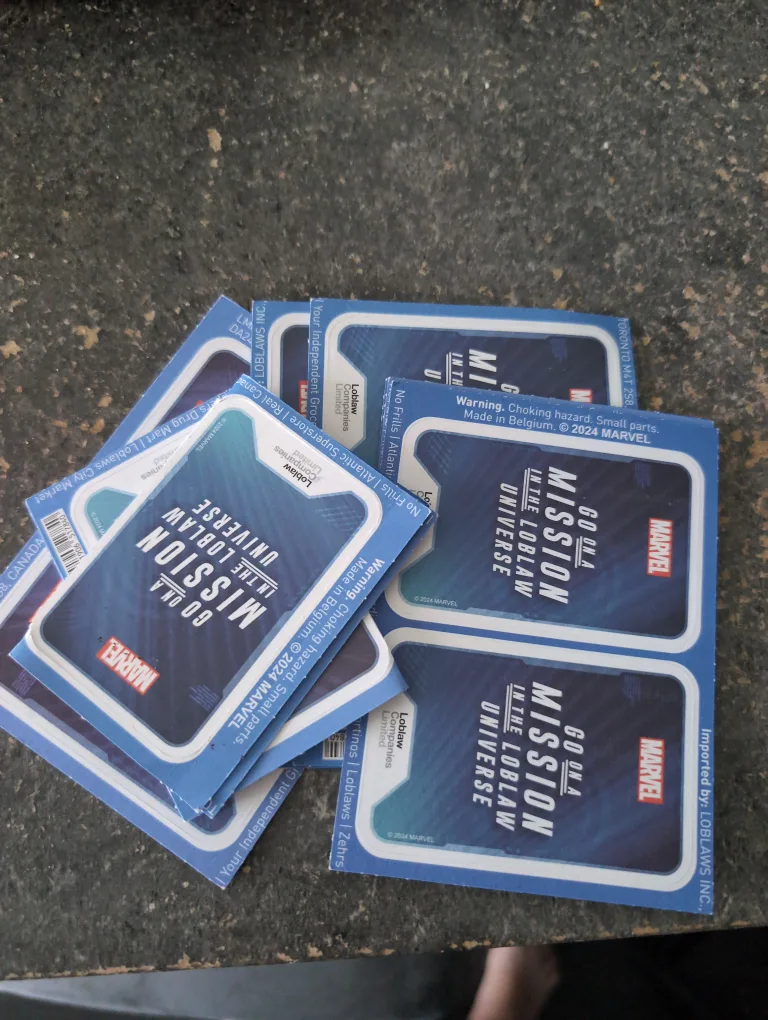 Marvel Go On A Mission Loblaws Universe Cards thumbnail
