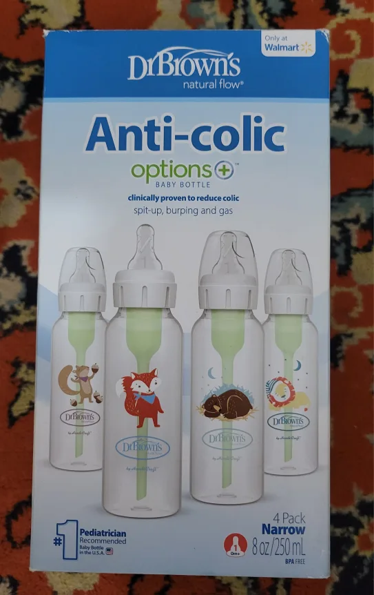 Dr. Brown's Anti-Colic Options+ Baby Bottles, 4 Pack 🧡 image indicator(2)