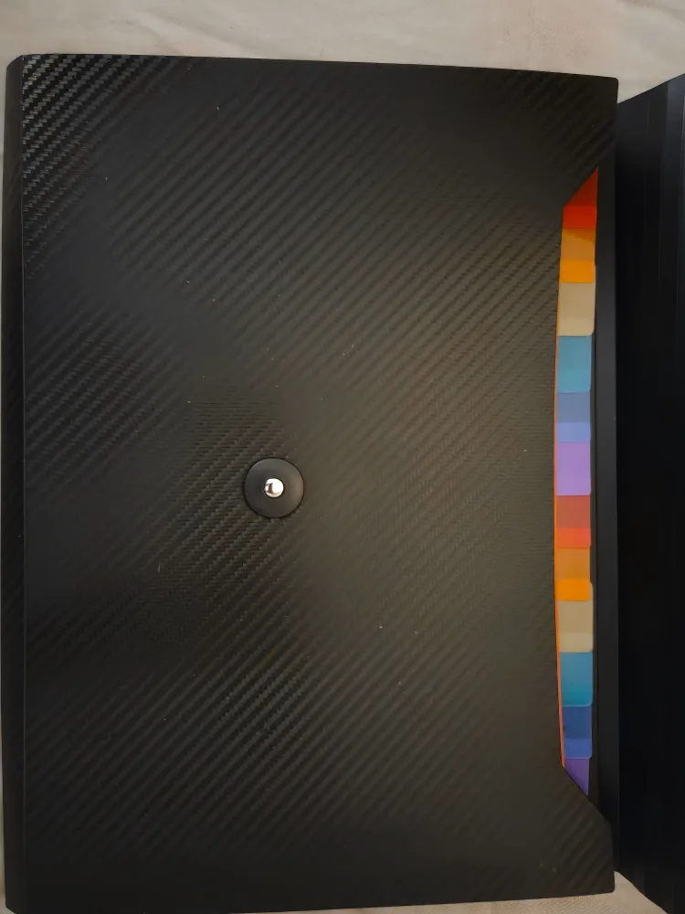 2025-2026 Monthly Planner and Black Accordion Folder image indicator(3)