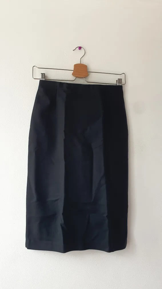 Pencil Skirt - Black and Pink Patterned image indicator(5)