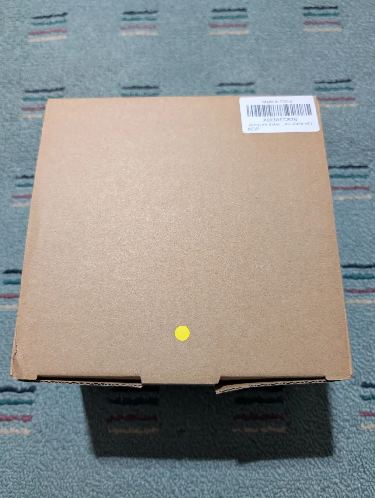 Roopure Solar Fence Lights 4 Pack - New image indicator(3)