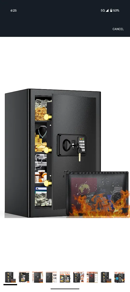 Large Digital Home Safe - 23.6" x 14.9" x 12.2" thumbnail