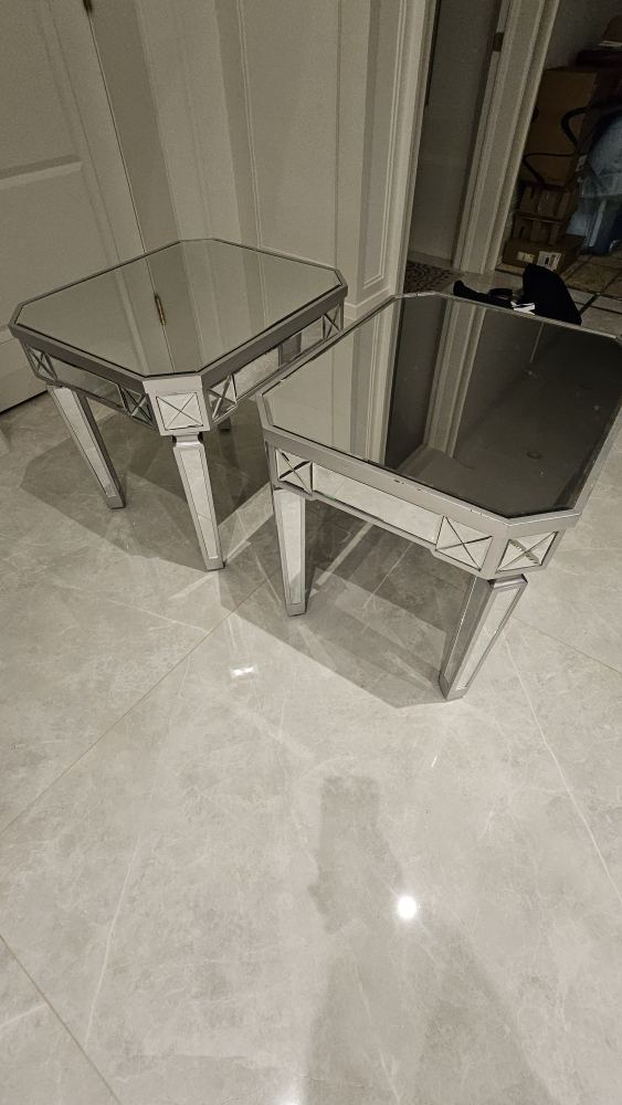 Mirrored Accent Tables - photo 4
