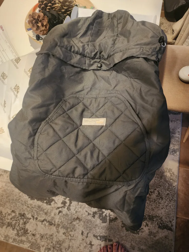 Bebamour Baby Carrier/Stroller Cover - Grey image indicator(6)