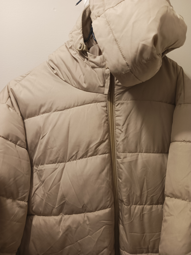 Old Navy Beige Puffer Jacket - Size L - photo 4