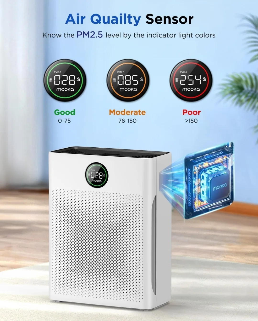 MOOKA Air Purifier - Like New! thumbnail