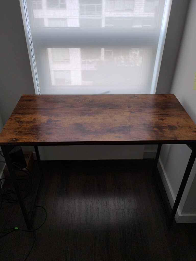 Rustic Brown & Black Desk