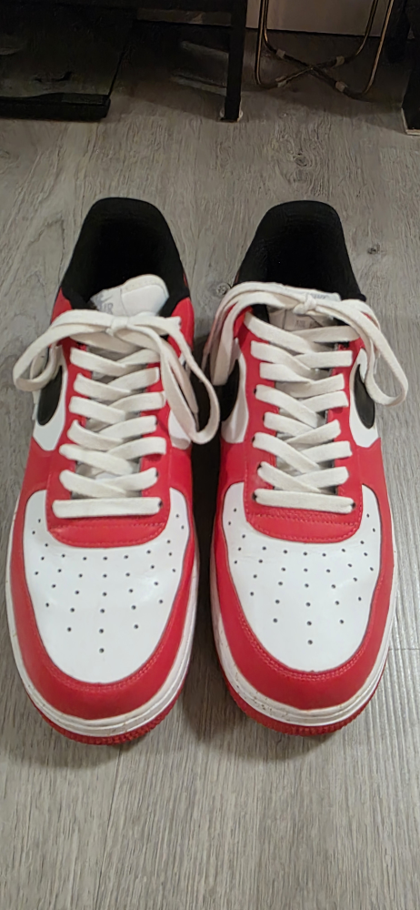 Nike Air Force 1 Red/White Sneakers - photo 3