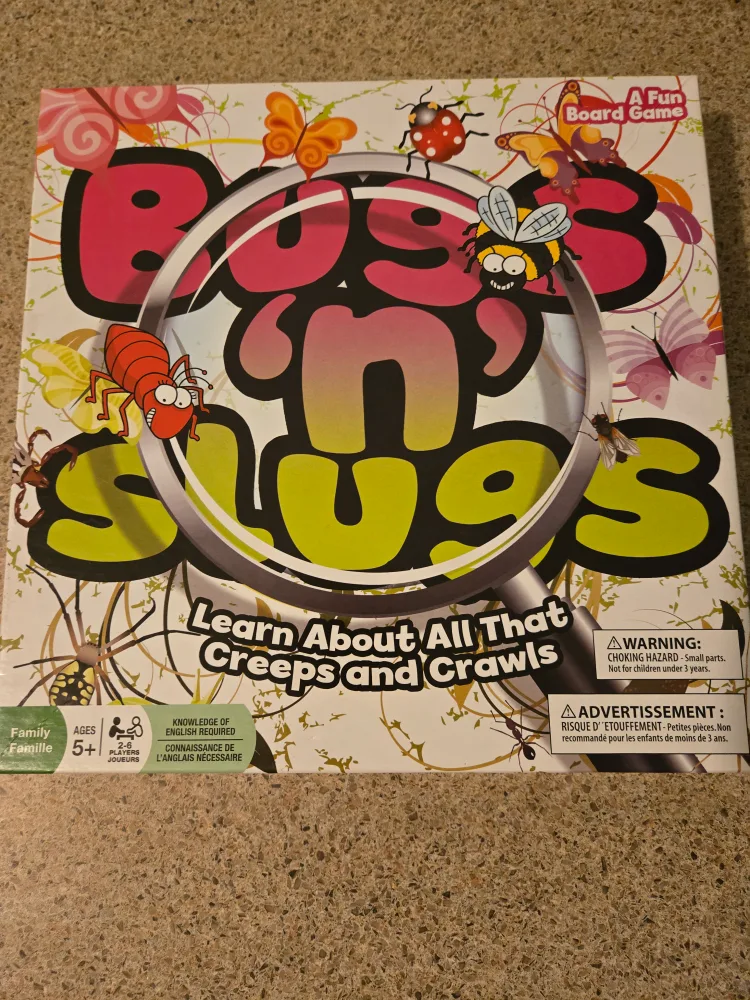 Bugs 'n Slugs Board Game - Ages 5+ thumbnail