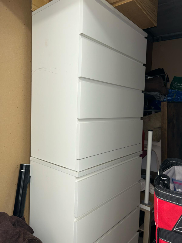 IKEA Hemnes White 4 Drawer Dresser