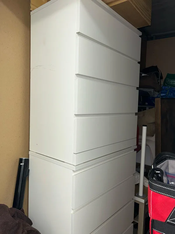 IKEA Hemnes White 4 Drawer Dresser thumbnail