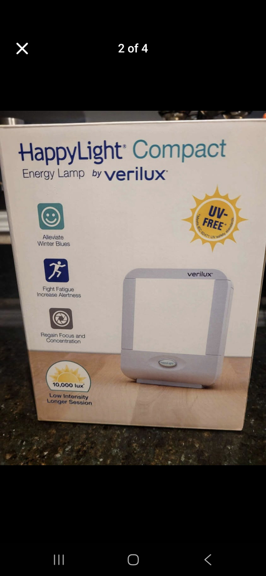 Verilux HappyLight Compact Energy Lamp 🧡 - photo 2