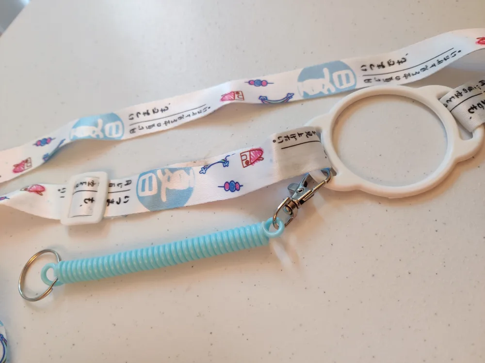Cute new Anime-Themed Lanyard for water bottle and ID image indicator(2)