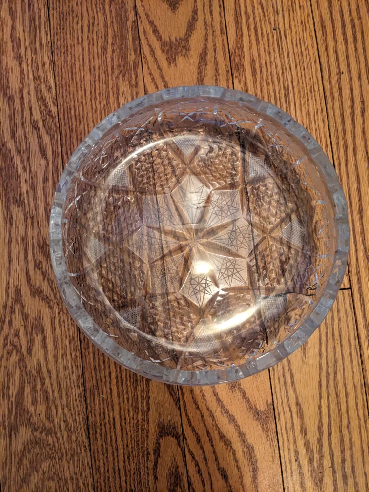 Crystal Cut Glass Bowl image indicator(2)