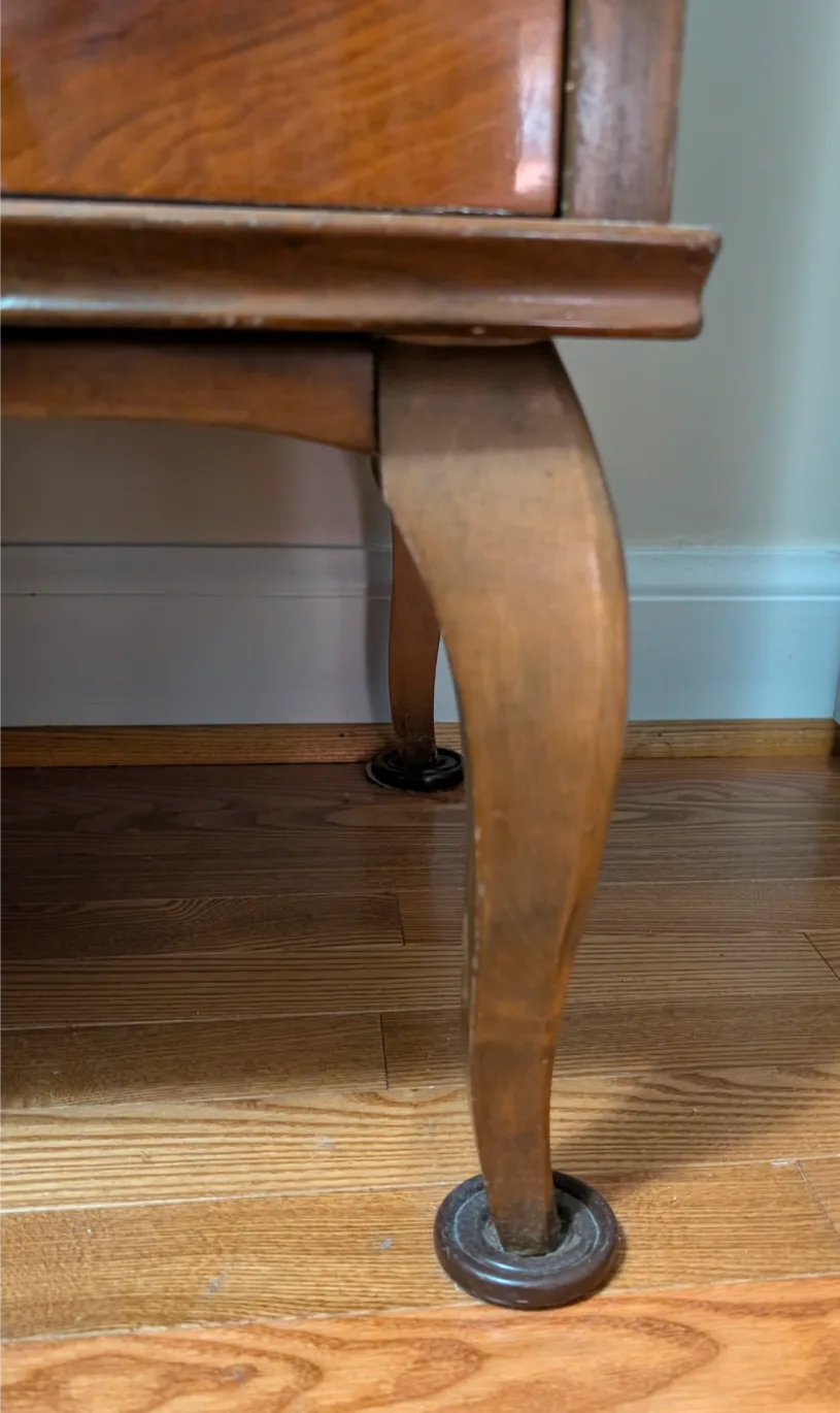 Wooden Dresser with Glass Marble Top image indicator(9)