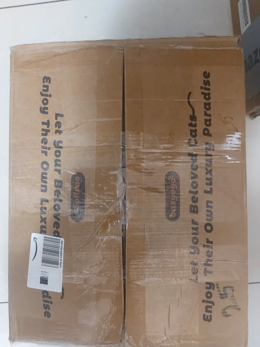 Easygo Modern Cat Tree - Rabbit Hair White brand new image indicator(6)