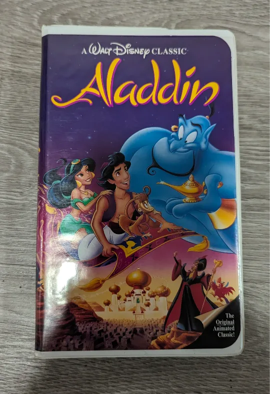 Walt Disney's Aladdin VHS Tape Movie thumbnail