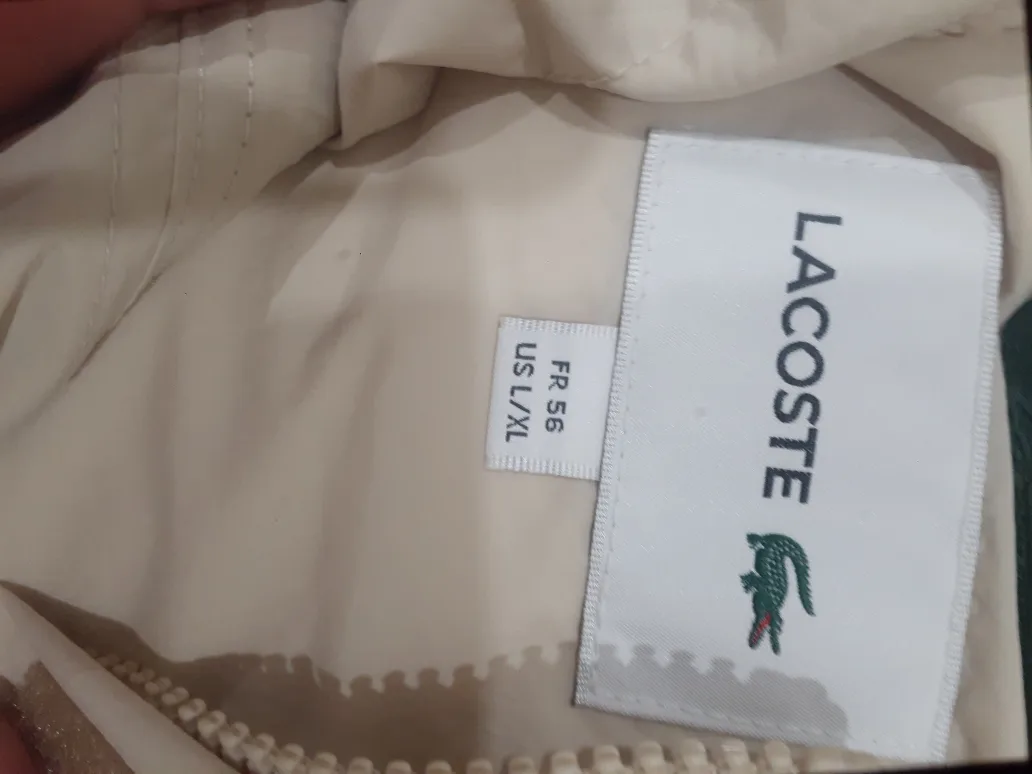 Lacoste Jacket - Size XL - Beige image indicator(6)