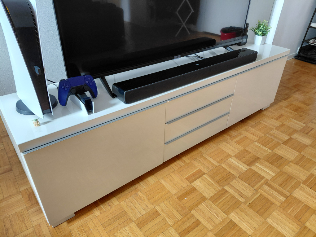 IKEA BESTÅ BURS TV Bench - White - photo 4