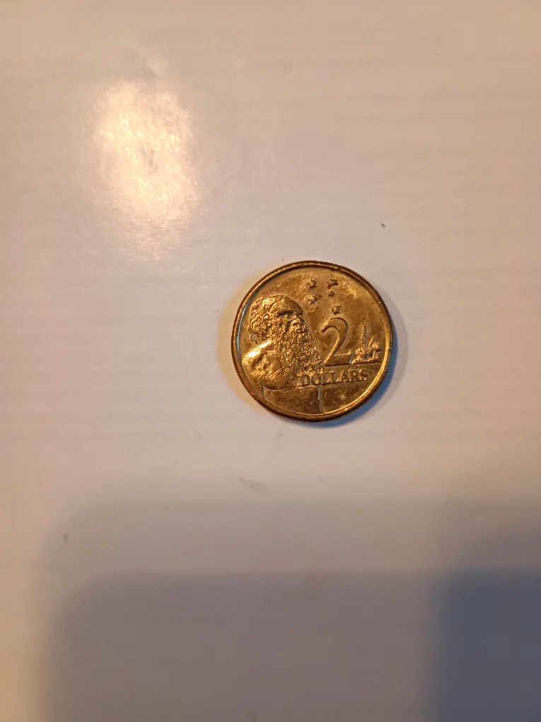 2 dollar Australian coin. thumbnail