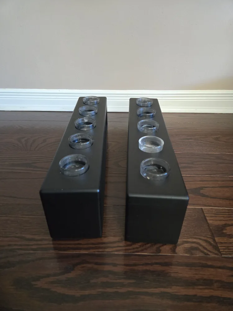 Set of Two Wooden Candle Holders image indicator(3)