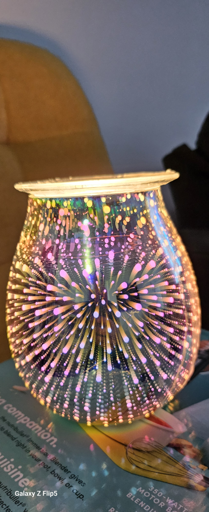 Electric Wax Melt Warmer - 3D Fireworks Design - photo 2
