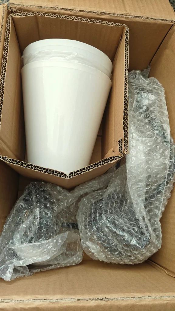 Wall Sconce Lamp w/ White Shade - New! image indicator(3)