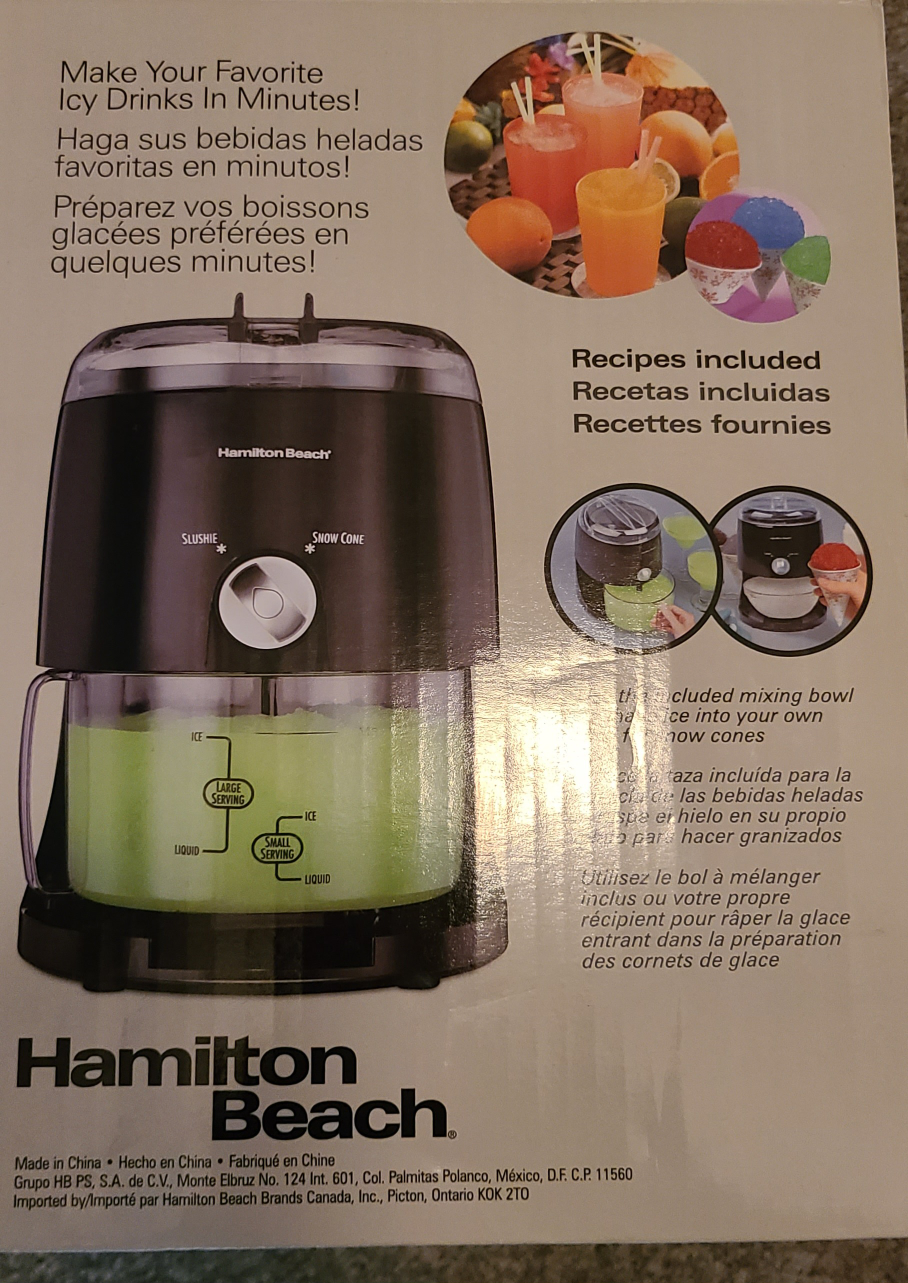 Hamilton Beach Ice Shaver/Slushie Maker - photo 2
