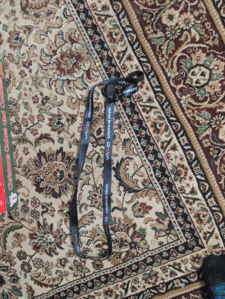 OVA Vaping Reimagined Lanyard - Black thumbnail
