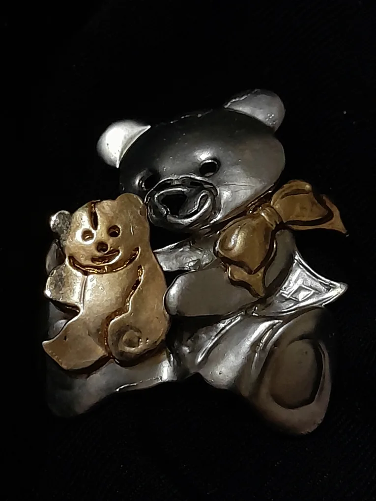 Teddy Bear Brooch Pin thumbnail