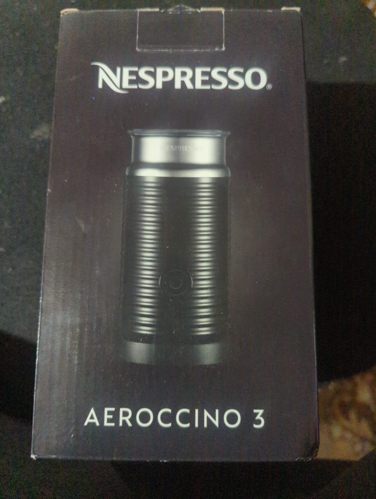 Nespresso Aeroccino 3 Milk Frother - brand new