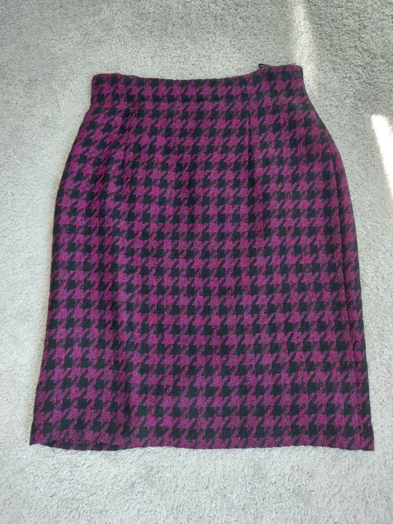 Notables Petites Houndstooth Skirt - Size 8