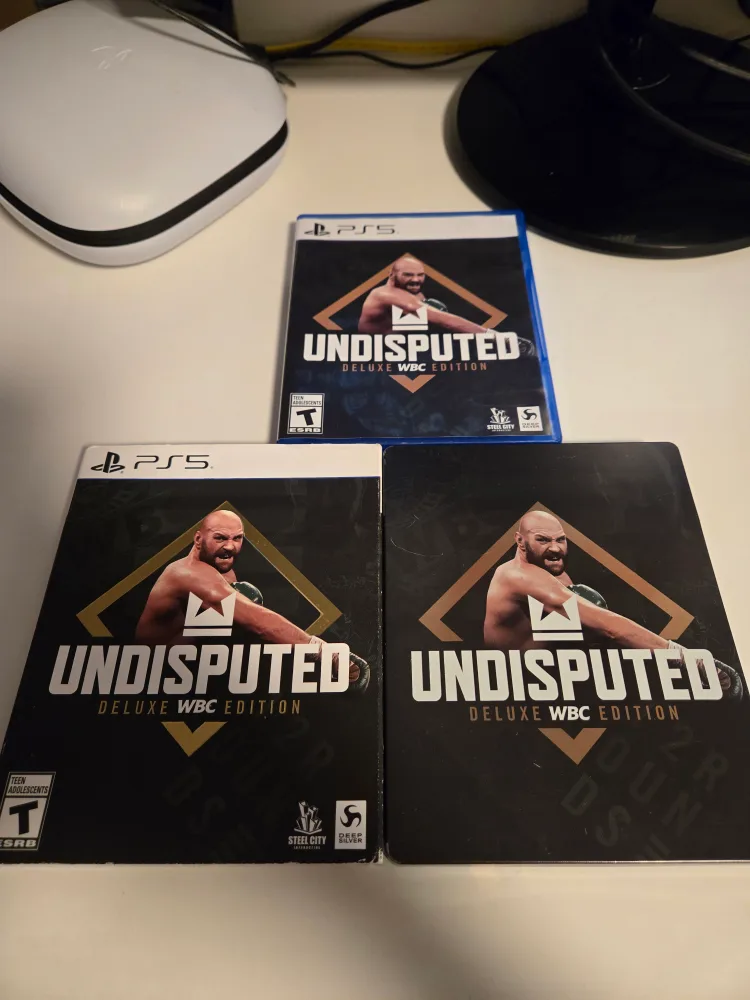 Undisputed Deluxe WBC Edition. Steelbook. boxing. Ps5 game thumbnail