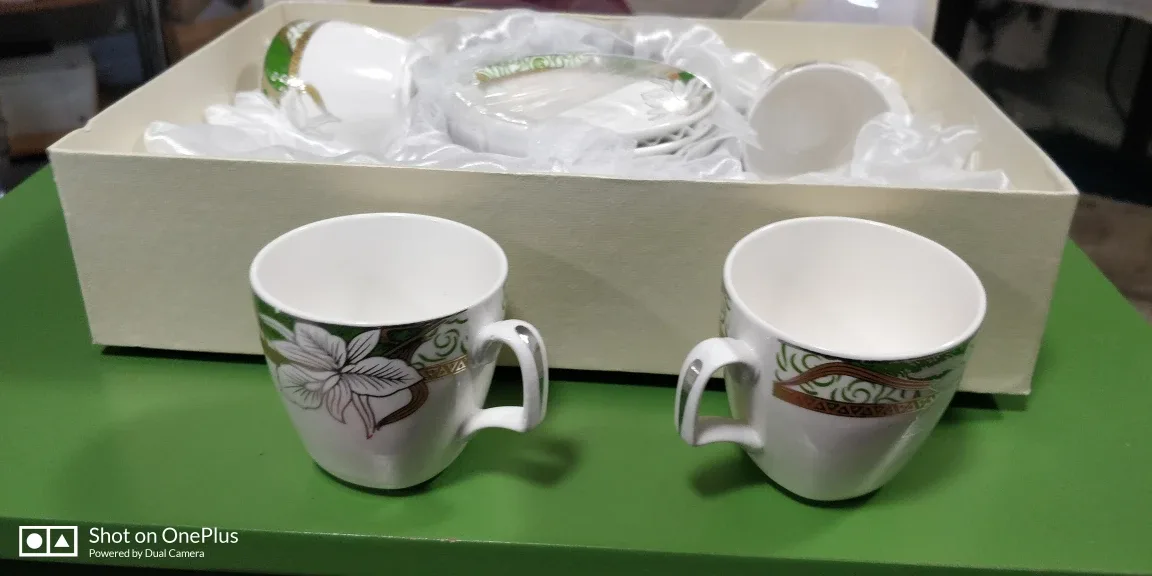 Tea Cup Set, New in Box thumbnail